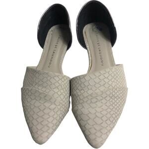 Chinese Laundry Gray Snake Pattern Pointed Flats